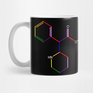 Ritalin Molecule Rainbow Chemistry Mug